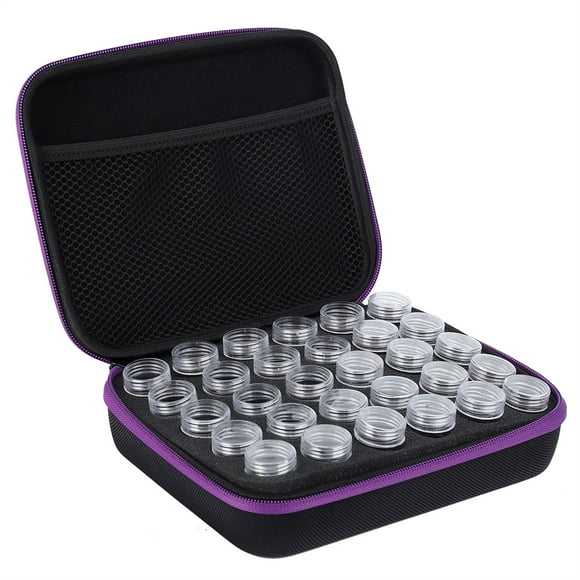 Caja de almacenamiento Sincero para herramientas de pintura de diamantes Color Púrpura 30 ranuras