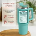 thumbnail image 5 of Nurse Gifts for Women 40oz Stainless Steel Insulated Tumbler with Handle, Nutrition Facts Cup, Perfect Nurse Scrubs Coffee Mug, Ideal for Nurses Week, Nurse Appreciation, 5 of 6
