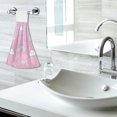 thumbnail image 5 of Yayeee Kitchen Hanging Hand Towels Set of 2 with Loop Bathroom Absorbent Tie Towel, Ice Cream Rainbow Pattern, 5 of 7