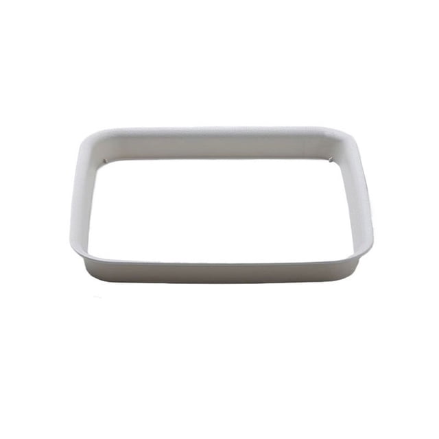 White Square Bonsai Base, Plant Drip Tray Home Plastic Planter Pallet Decoration