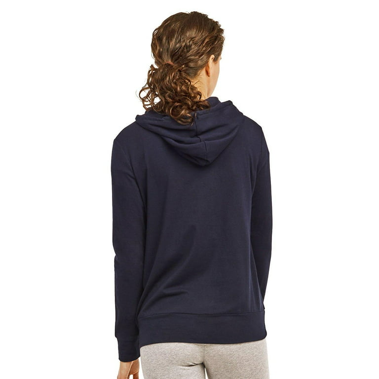 Sofra Women's Thin Cotton Zip Up Hoodie Jacket (L, Heather Gray)
