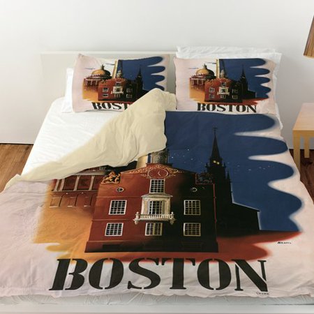Manual Woodworkers & Weavers Boston Architecture Duvet Cover