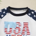 thumbnail image 5 of HCNTES Baby Boys Girls Outfit Flag Embroidery Short Sleeve T Shirt And Shorts Independence Day Suit Toddler Girls Boys Summer Clothes(H03-Red,3-4 Years), 5 of 9