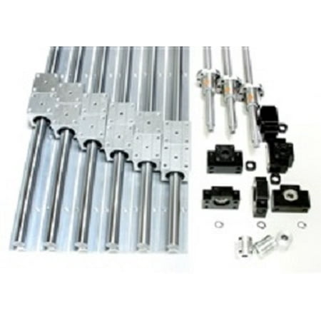 

1000mm x 1000mm Feet CNC Router Ball Screws Kit 16mm Rails and BallScrews XYZ Travel 37 x 37 x 9 inch