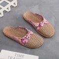thumbnail image 2 of NGTEVOOS Women's slide sandal Butterfly Knot Slip On Slides Indoor Home Slippers Shoes, 2 of 6