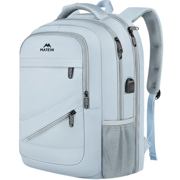 Mochila MATEIN para portátil de 18 pulgadas para mujer con puerto de carga USB