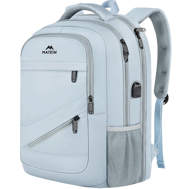 Mochila MATEIN para portátil de 18 pulgadas para mujer con puerto de carga USB