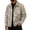 Khaki, variant on GrmtClth Mens Leaf Camo Woodland Pattern Trucker Jacket Long Sleeve Snap Button Relaxed Fit Autumn Daily Outerwear Green M