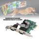 thumbnail image 3 of Adaptador De Tarjeta PCI Express, Pequeño Y Compacto Convertidor De Tarjeta PCI E PCI Express De Transmisión De 115200bps, Velocidad De 25 G/s Para La Oficina Y El Hogar, 3 of 7