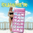 thumbnail image 2 of PVC Floating Pool Chair - Comfortable, Stable, Lightweight/Foldable, for Pool/Beach, Multi-Person Use, Stylish Colors, 2 of 6