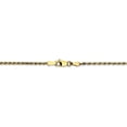 thumbnail image 6 of 10K Yellow Gold 1.5mm Machine Made Diamond Cut Rope Chain, 6 of 6