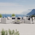 thumbnail image 3 of Modway Saybrook 6-Piece Outdoor Patio Upholstered Sectional Sofa, 3 of 11