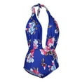 thumbnail image 1 of Traje de Baño Halter Escote V Espalda Abierta Cintura Corte Alto s Grandes Acolchado L Macarena traje de baño de una pieza para mujer, 1 of 8