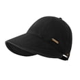 thumbnail image 2 of Vintage Heart Embroidered Washed Baseball Cap for Women Cute Cotton Low Profile Adjustable Dad Hat Black, 2 of 3