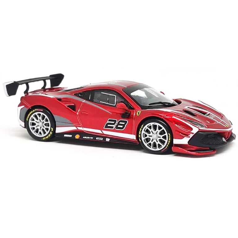 2020 Ferrari 488 Challenge EVO #28 Red with Graphics 