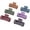 003, variant on 6Pcs Hair Claw Clips Square Hair Clips Matte Hair Claws Jaw Clips Non Slip Hair Clamps Barrettes Hair Accessories for Women, 6 Colors
