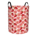 thumbnail image 2 of Balery Cute Strawberry Round Laundry Basket with Handles Waterproof Freestanding Laundry Hamper for Clothes Toys in the Dorm and Family-Medium, 2 of 8