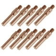 thumbnail image 2 of HILABEE 10 Pieces Red Copper Gas Shielded Weld Welding Welder Contact Nozzle 1.2mm, 2 of 7