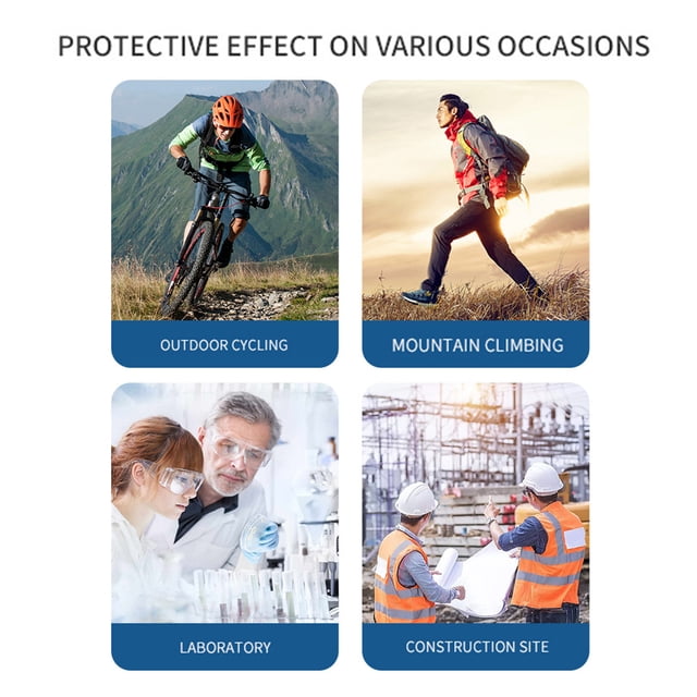 Gafas de trabajo, gafas protectoras a prueba de polvo, gafas de trabajo, gafas protectoras ultra sensibles