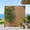 Brown, variant on MAYEERTY 2-Piece Outdoor Metal Privacy Screen 6ft × 4ft Brown, 6-Panel Classic Louvered, Rust-Resistant for Patio