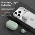 thumbnail image 6 of TOZO A1 Mini Earbuds Wireless Bluetooth Headphones, 32H, AI Noise Cancelling Mic, Stereo Bass, Clear Calls, Lightweight IPX5 Waterproof, App 32EQ, Green, 6 of 10