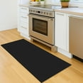 thumbnail image 3 of Glattice Non Slip Rug Runner 2x5 Washable Runners for Hallways Cotton Rubber Backed Kitchen Runner Braided Indoor Carpet Runners for Entryway/Hallway/Kitchen/Bedroom, Black/Gray, 3 of 8