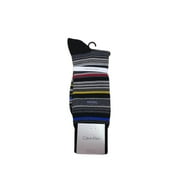 Calvin Klein Men's 1 Pair Mid Calf Luxurious Cotton Socks, Multicolor, 7-12