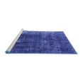 thumbnail image 2 of Ahgly Company Machine Washable Indoor Rectangle Persian Blue Bohemian Area Rugs, 2' x 3', 2 of 4