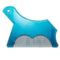 thumbnail image 1 of Herramienta para dar forma a la barba, plantilla, peine, color azul, 1 of 5