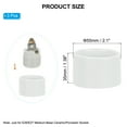 thumbnail image 2 of Uxcell Light Socket Shade Ring, 35 mm Metal Hanging Lamp Holder Parts, White 3Pcs, 2 of 7