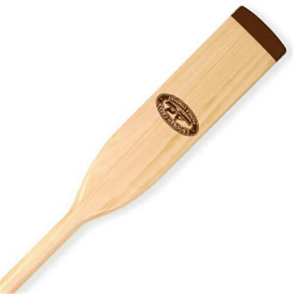 Crooked Creek Paddle  Wood Oar, 6.0 ft - Varnished with grip