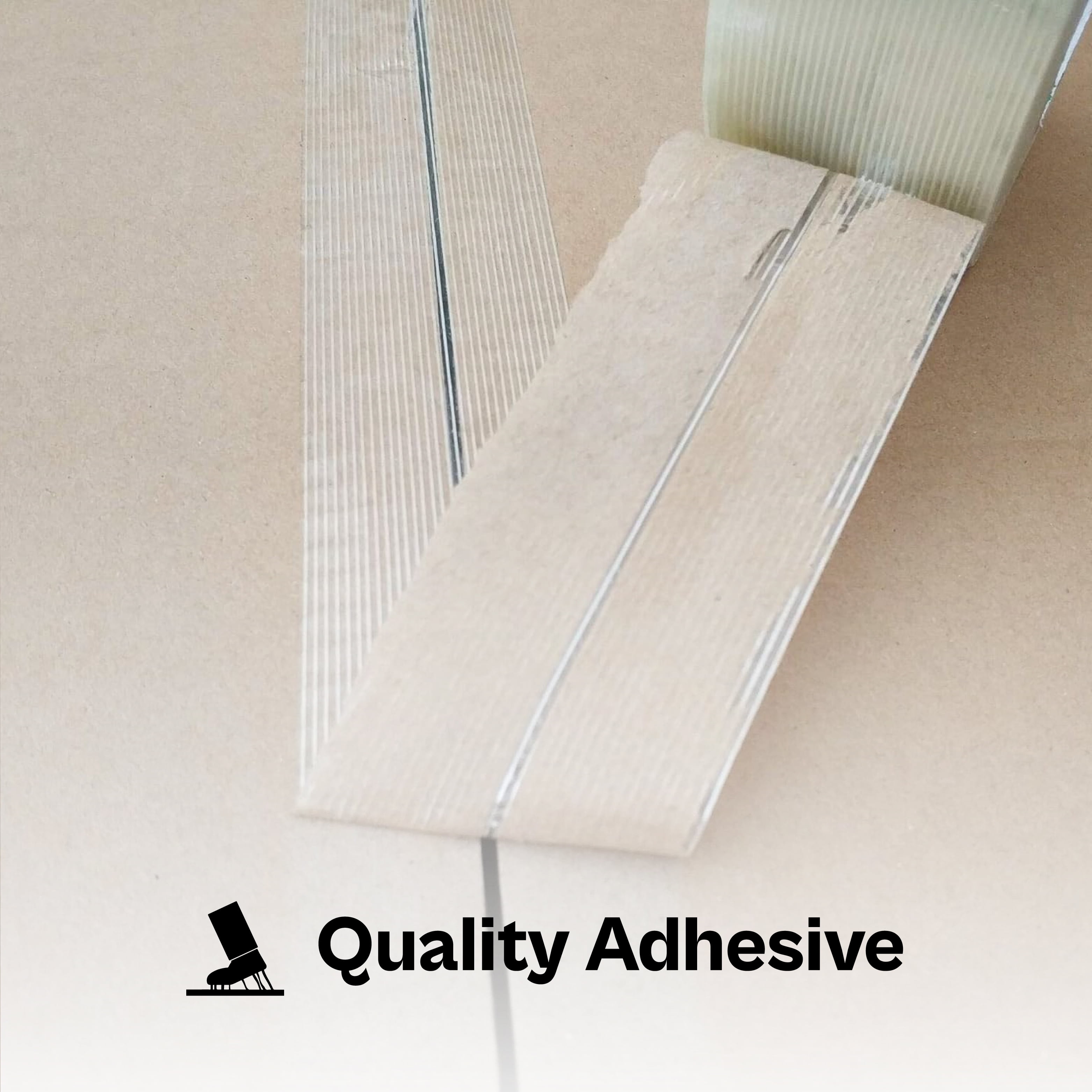 Shield 96 Rolls - 4 Mil - Reinforced Fiberglass Filament Tape Medium Grade High Tensile Strength, Industrial Purpose, Leaves no residue, 3/8" x 60 Yards, Clear