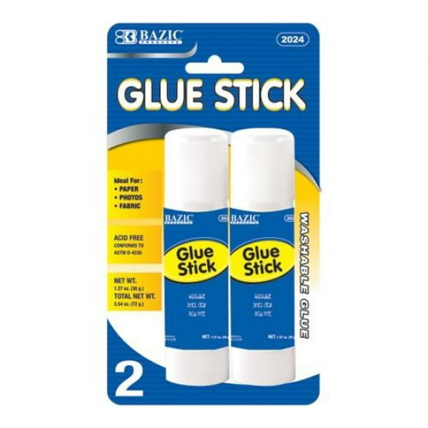 BAZIC Jumbo Glue Stick, 36 grams 1.27 ounces, 2 Per Pack