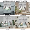 thumbnail image 3 of Rabbits Pine Cone Swag Valances for Windows, Kitchen Curtains 36 Inch Length 2 Panels Set, Sweet Home Texture Grey Plaid Farmhouse Short Curtains for Small Windows Rod Pocket Cafe Curtains 28"x36", 3 of 8