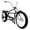 Matte Black, variant on Tracer Leopard GT Chopper Stretch Cruiser Bike, 26" Wheel, Triple Tree Fork, Front Disc Brake, Rear Coaster Brake, 1-speed, for Men, Blue