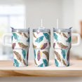 thumbnail image 2 of Stainless Steel Double Wall Cup 20oz with Lid & Straw - Vacuum Insulated Travel Tumbler, Leakproof Thermal Coffee Mug, Bohemian Design, 2 of 5