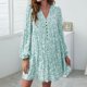 thumbnail image 2 of Moda mujer verano media manga sexy casual estampado floral vestido largo Fridja  yut3666, 2 of 4