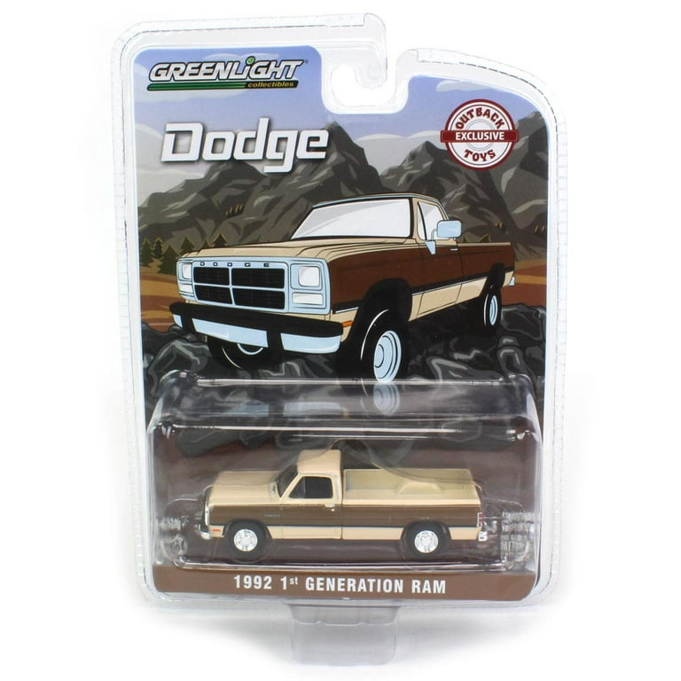 Greenlight Collectibles 1/64 Two Tone Brown 1992 Dodge Ram