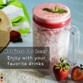 thumbnail image 6 of Beer Mugs For Freezer, Double Wall Insulated Plastic Glasses – Freezer Mugs, 16 oz – Perfect Frozen Beer Mugs for Home Bar Accessories, Gifts for Men, 2 Pack, 6 of 7