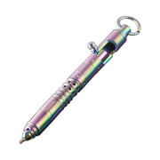 Titanium Bolt Pen EDC Tactical Gear Signature Pen with Clip Portable Mini Titanium Pen with Window Broken