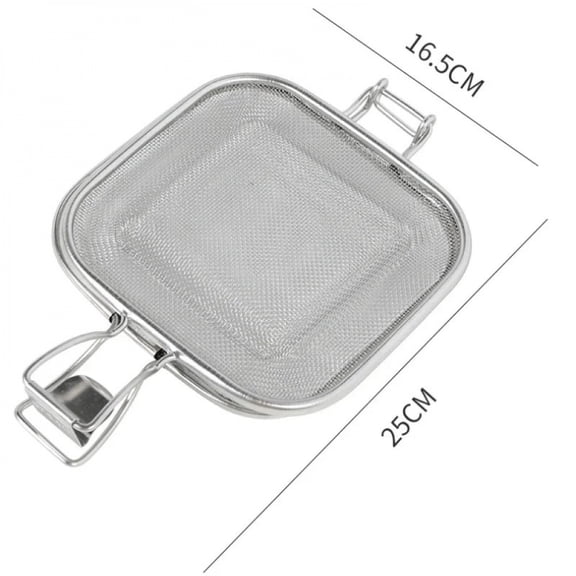 1PC Stainless steel sandwich maker Panini pressed bread baking net holder portable camping equipment barbecue tools
