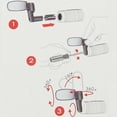 thumbnail image 4 of Espejo retrovisor de bicicleta giratorio Universal manillar de ciclismo espejo gran angular, 4 of 9