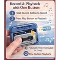 thumbnail image 5 of Eolstice Mini Cassette Player, Mini Audio Keychain Cassette Player Recorder, Nostalgic Music Player, Portable Recorder, Gift for Music Lover, Retro Design(C), 5 of 7