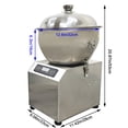thumbnail image 2 of 5KG Stainless Steel Detachable Basin Type Dough Mixer with Heating Function 110V, 2 of 9