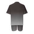 thumbnail image 5 of DEELLEEO Liquidation d'Économies du Printemps à Moins de 10,00 Ensembles 2 Pcs pour Femmes pour l'Été Mode Femme Blouse à Col Rond Hauts à Manches Courtes Shorts Ensembles de Tenue Décontractée, 5 of 5