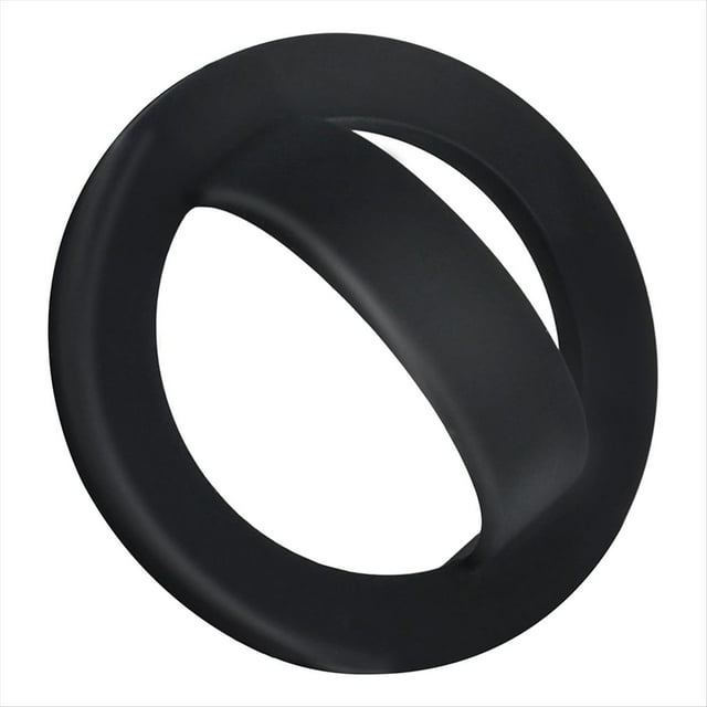 Soporte Magnético de Silicona para Teléfono con Anillo de Agarre, Giratorio, Suave y Portátil, Color Negro.