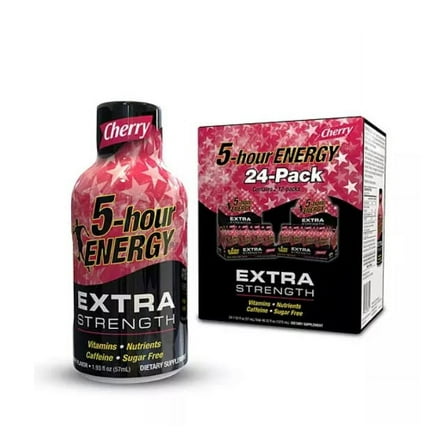 5-hour ENERGY Shot, Extra Strength, Cherry (1.93 oz., 24 ct.)
