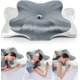 thumbnail image 1 of Almohada cervical para cuello y hombro, almohada de espuma viscoelástica con contorno, almohada ergonómica de soporte para el cuello para dormir de lado, espalda y estómago con funda - Tamaño, 1 of 7