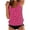 Hot Pink, variant on Luvrsol Swimsuits for Women Large Conservative Solid Strappy Back Set Two Piece Swimsuits Swimdress, Size M-5XL