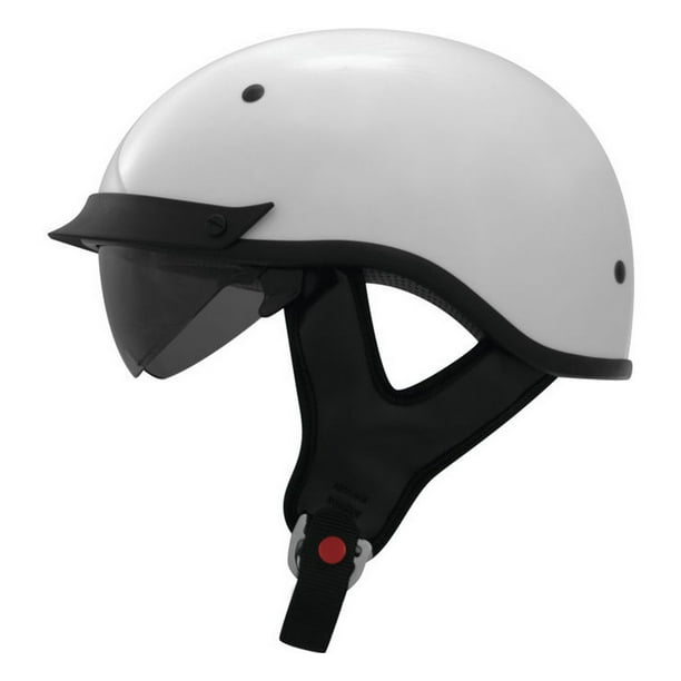 THH T72 Open Face Motorcycle Half Helmet White